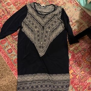 Navy Blue Shift Dress